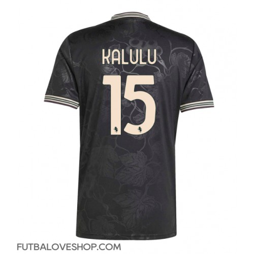 Dres Juventus Pierre Kalulu #15 Tretina 2025-26 Krátky Rukáv